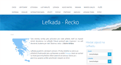 Desktop Screenshot of lefkadarecko.cz